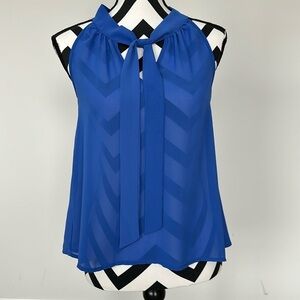 Rue 21 Sheer Blue Tank Top Sz S
